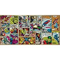 Pyramid International Marvel Comic Panels - Lienzo impreso- algodón- multicolor- 1-8 x 50 x 100 cm